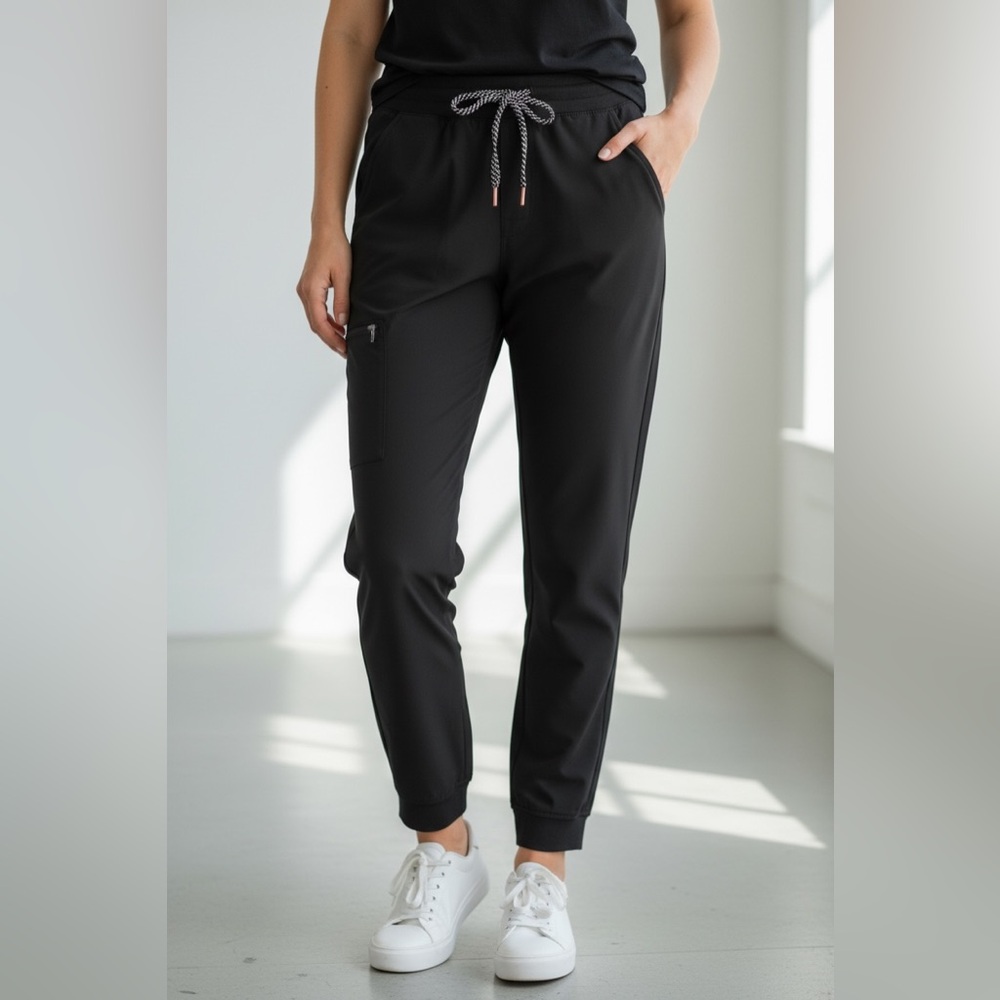 Jaanuu Women’s Classic Black Joggers